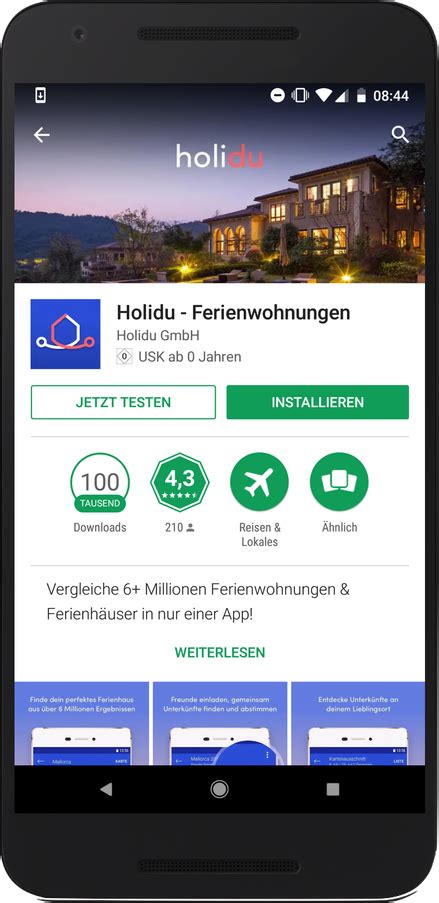 holidu app